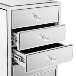 SlayStation® Premium Mirrored 9-Drawers Vanity Storage Unit 12 SlayStation® Premium Mirrored 9-Drawers Vanity Storage Unit -Impressionsvanity Premium 9 Silver 2