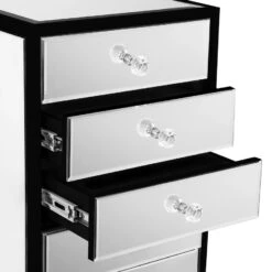 SlayStation® Premium Mirrored 9-Drawers Vanity Storage Unit 13 SlayStation® Premium Mirrored 9-Drawers Vanity Storage Unit -Impressionsvanity Premium Mirror 9 Black 2