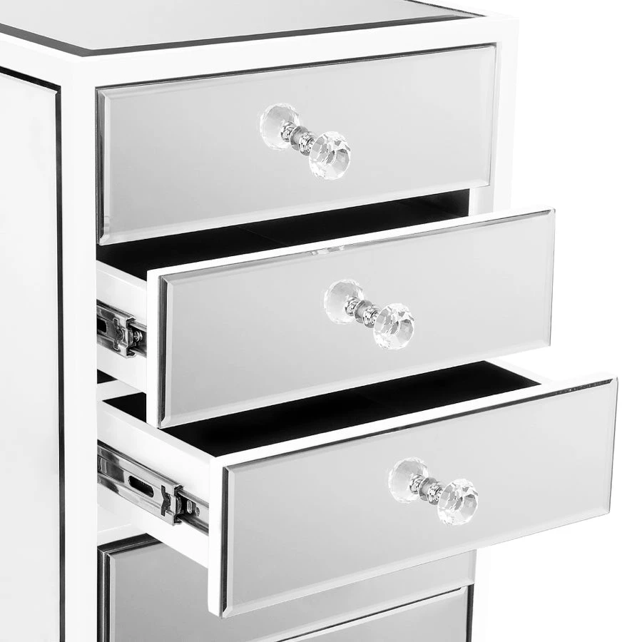 SlayStation® Premium Mirrored 9-Drawers Vanity Storage Unit 8 SlayStation® Premium Mirrored 9-Drawers Vanity Storage Unit - Image 6