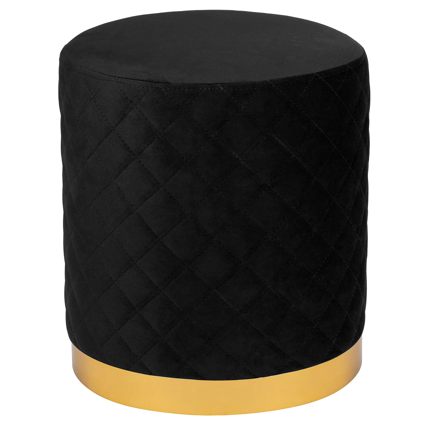 Olivia Quilted Vanity Ottoman 3 Olivia Quilted Vanity Ottoman