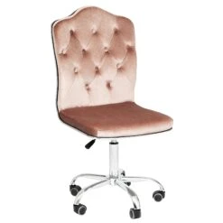 Royal Tufted Vanity Chair -Impressionsvanity Raven 1 NewPinkCropped
