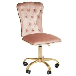 Elise Tufted Vanity Chair 27 Elise Tufted Vanity Chair -Impressionsvanity Royal 1 NewPinkCropped