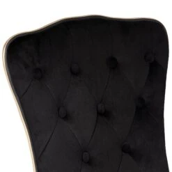 Elise Tufted Vanity Chair 25 Elise Tufted Vanity Chair -Impressionsvanity Royal 4 BlackCropped