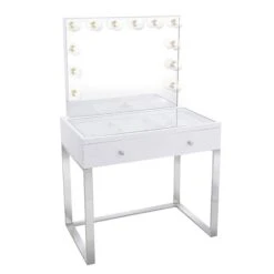 SlayStation® Scarlett Vanity Table + Vanity Mirror Bundle