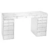SlayStation® Pro Premium Vanity Table With Drawers 1 SlayStation® Pro Premium Vanity Table With Drawers -Impressionsvanity SlayStation Silver 1