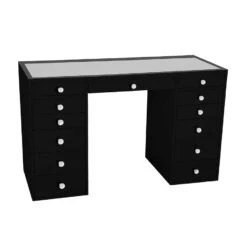 SlayStation® Plus Premium Vanity Table With Drawers -Impressionsvanity SlayStation Plus Black 1