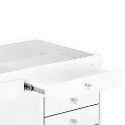 SlayStation® Pro Premium Vanity Table With Drawers -Impressionsvanity SlayStation Pro White 3