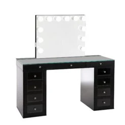 SlayStation® Pro 2.0 Tabletop + Vanity Mirror + 4 Drawer Units Bundle 36 SlayStation® Pro 2.0 Tabletop + Vanity Mirror + 4 Drawer Units Bundle -Impressionsvanity Slaystation Plus 2.0 4 Drawer Black Premiere Plus no mirror