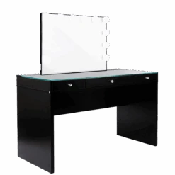 SlayStation® Plus 2.0 Table + Vanity Mirror Bundle -Impressionsvanity Slaystation Plus 2.0 Hollywood Glow Plus Black1