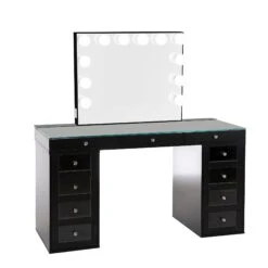 SlayStation® Pro 2.0 Tabletop + Vanity Mirror + 4 Drawer Units Bundle 30 SlayStation® Pro 2.0 Tabletop + Vanity Mirror + 4 Drawer Units Bundle -Impressionsvanity SlaystationPlus2.0 4Drawer Black GlowLitePlus