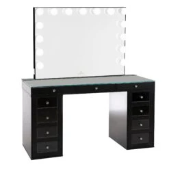 SlayStation® Pro 2.0 Tabletop + Vanity Mirror + 4 Drawer Units Bundle 31 SlayStation® Pro 2.0 Tabletop + Vanity Mirror + 4 Drawer Units Bundle -Impressionsvanity SlaystationPlus2.0 4Drawer Black GlowLitePro