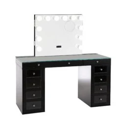 SlayStation® Pro 2.0 Tabletop + Vanity Mirror + 4 Drawer Units Bundle 34 SlayStation® Pro 2.0 Tabletop + Vanity Mirror + 4 Drawer Units Bundle -Impressionsvanity SlaystationPlus2.0 4Drawer Black PremierePlusBT