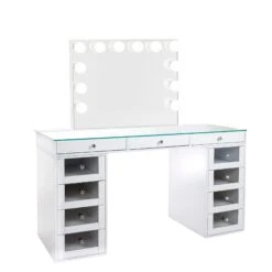 SlayStation® Pro 2.0 Tabletop + Vanity Mirror + 4 Drawer Units Bundle 22 SlayStation® Pro 2.0 Tabletop + Vanity Mirror + 4 Drawer Units Bundle -Impressionsvanity SlaystationPlus2.0 4Drawer White GlowLitePlus