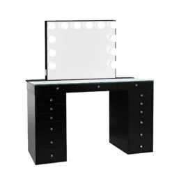 SlayStation® Pro 2.0 Tabletop + Vanity Mirror + 6 Drawer Units Bundle 18 SlayStation® Pro 2.0 Tabletop + Vanity Mirror + 6 Drawer Units Bundle -Impressionsvanity SlaystationPlus2.0 6Drawer Black GlowPlus
