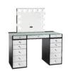 SlayStation® Plus 2.0 Mirrored Tabletop + Vanity Mirror + 5 Drawer Units Bundle 1 SlayStation® Plus 2.0 Mirrored Tabletop + Vanity Mirror + 5 Drawer Units Bundle -Impressionsvanity SlaystationPlus2.0 Mirrored5Drawer Black PremierePlusBT