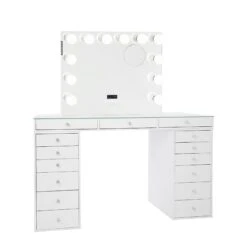 SlayStation® Pro 2.0 Tabletop + Vanity Mirror + 6 Drawer Units Bundle 16 SlayStation® Pro 2.0 Tabletop + Vanity Mirror + 6 Drawer Units Bundle -Impressionsvanity SlaystationPro2.0 6Drawer White PremierePlusBT
