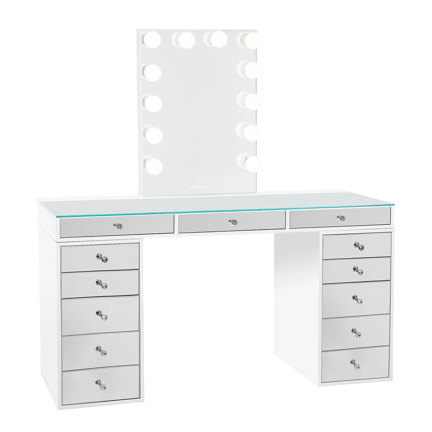 SlayStation® Pro 2.0 Mirrored Tabletop + Vanity Mirror + 5 Drawer Units Bundle 6 SlayStation® Pro 2.0 Mirrored Tabletop + Vanity Mirror + 5 Drawer Units Bundle - Image 4