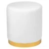 Gianna Smooth Vanity Ottoman 2 Gianna Smooth Vanity Ottoman -Impressionsvanity SmoothOttoman White 1 Cropped