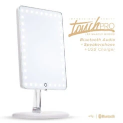 Touch Pro LED Makeup Mirror With Bluetooth Audio+Speakerphone & USB Charger -Impressionsvanity TouchPro LED Bluetooth Makeup Mirror 00 effbe5c6 19e1 4d35 8dc6 553ef352a38c