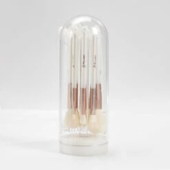 Hello Kitty® "Kawaii Icon" Bell Jar 6-PC Brush Gift Set 12 Hello Kitty® "Kawaii Icon" Bell Jar 6-PC Brush Gift Set -Impressionsvanity White back