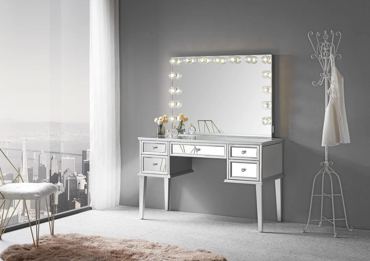 SlayStation® Kimberly Mirrored Vanity Table 7 SlayStation® Kimberly Mirrored Vanity Table - Image 5