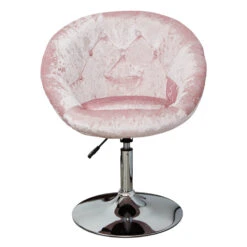Antoinette Round Tufted Vanity Chair -Impressionsvanity antoinette crushedvelvetpink Website
