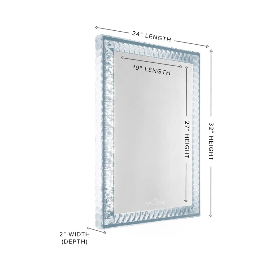 Diamond Collection PRINCESS Premium Illuminated Vanity Mirror 8 Diamond Collection PRINCESS Premium Illuminated Vanity Mirror - Image 6