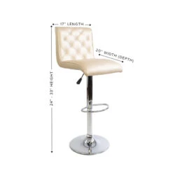 Elizabeth Crystal Tufted Vanity Stool 25 Elizabeth Crystal Tufted Vanity Stool -Impressionsvanity elizabeth crystal tufted vanity stool