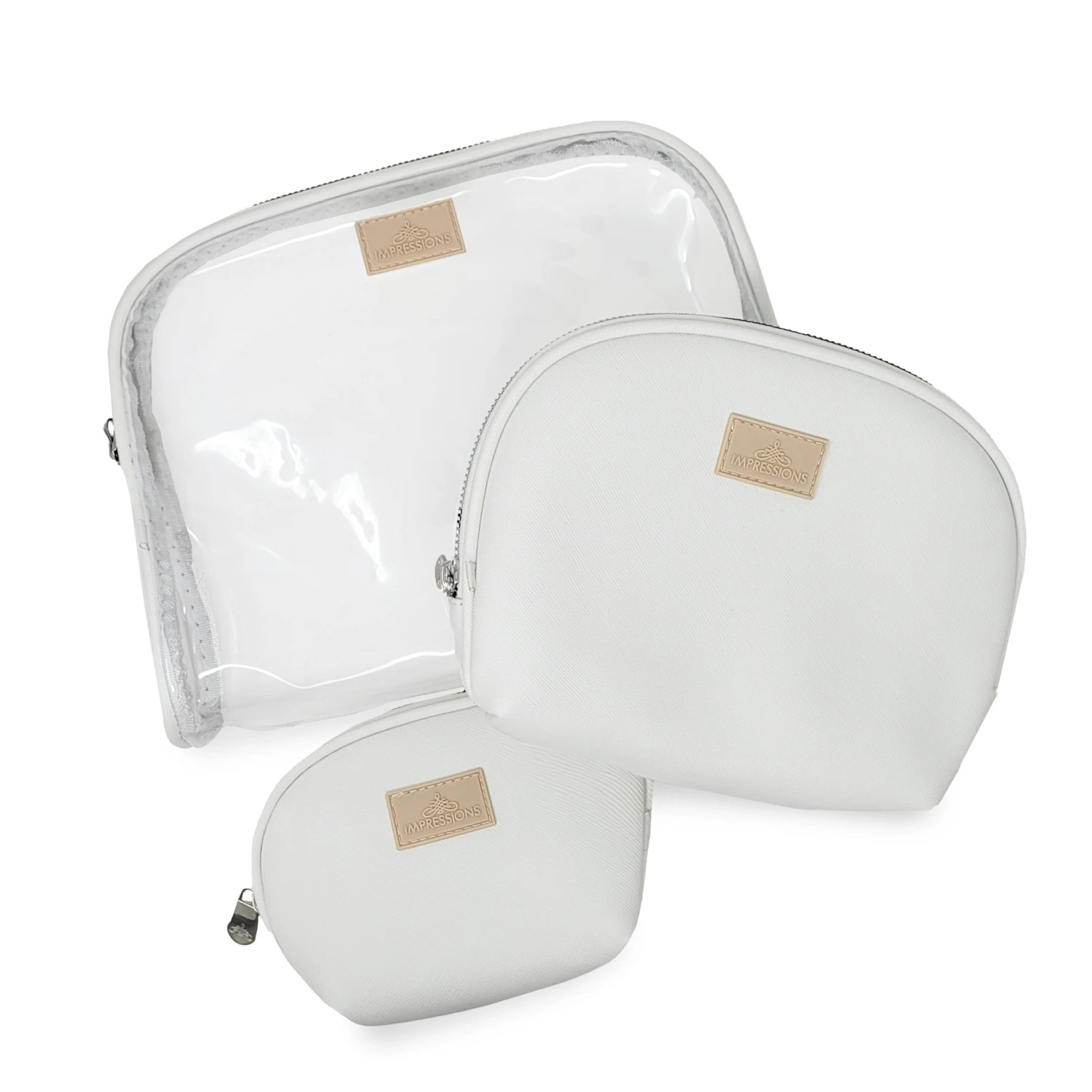 Havana Arch 3-PC Makeup Bag Set 4 Havana Arch 3-PC Makeup Bag Set - Image 2