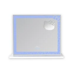 Hello Kitty® RGB PLUS "All Over" Vanity Mirror -Impressionsvanity front on blue a15f20be 95aa 464b b6ad 31a2fc55a6b2