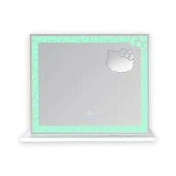 Hello Kitty® RGB PLUS "All Over" Vanity Mirror -Impressionsvanity front on green 87afc2b4 f2b9 4d60 a44b 784df229f2df