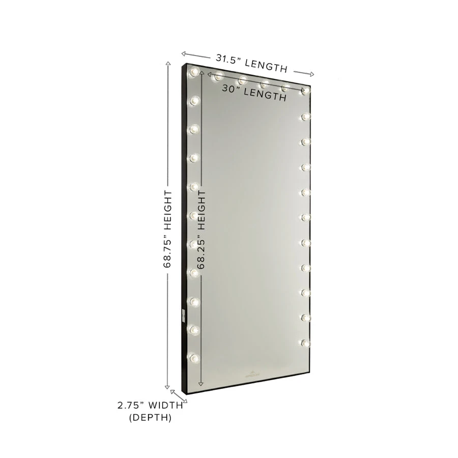 Hollywood Glow® FL Pro Vanity Floor Mirror 10 Hollywood Glow® FL Pro Vanity Floor Mirror - Image 8