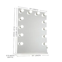 Hollywood Premiere Slim XL Vanity Mirror 9 Hollywood Premiere Slim XL Vanity Mirror -Impressionsvanity hollywood premiere slim xl vanity mirror