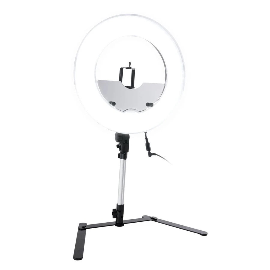 13.5-Inch Desktop Dimmable LED Vanity Studio Ring Light With Stand, Bag And Accessories 3 13.5-Inch Desktop Dimmable LED Vanity Studio Ring Light With Stand, Bag And Accessories