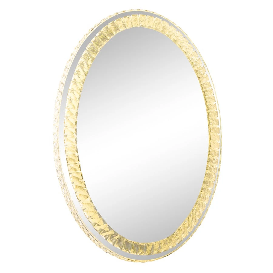 Diamond Collection OVAL Premium Illuminated Vanity Mirror 6 Diamond Collection OVAL Premium Illuminated Vanity Mirror - Image 4