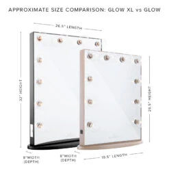 Hollywood Glow® XL Vanity Mirror 25 Hollywood Glow® XL Vanity Mirror -Impressionsvanity impressions vanity hollywood glow vs glow xl