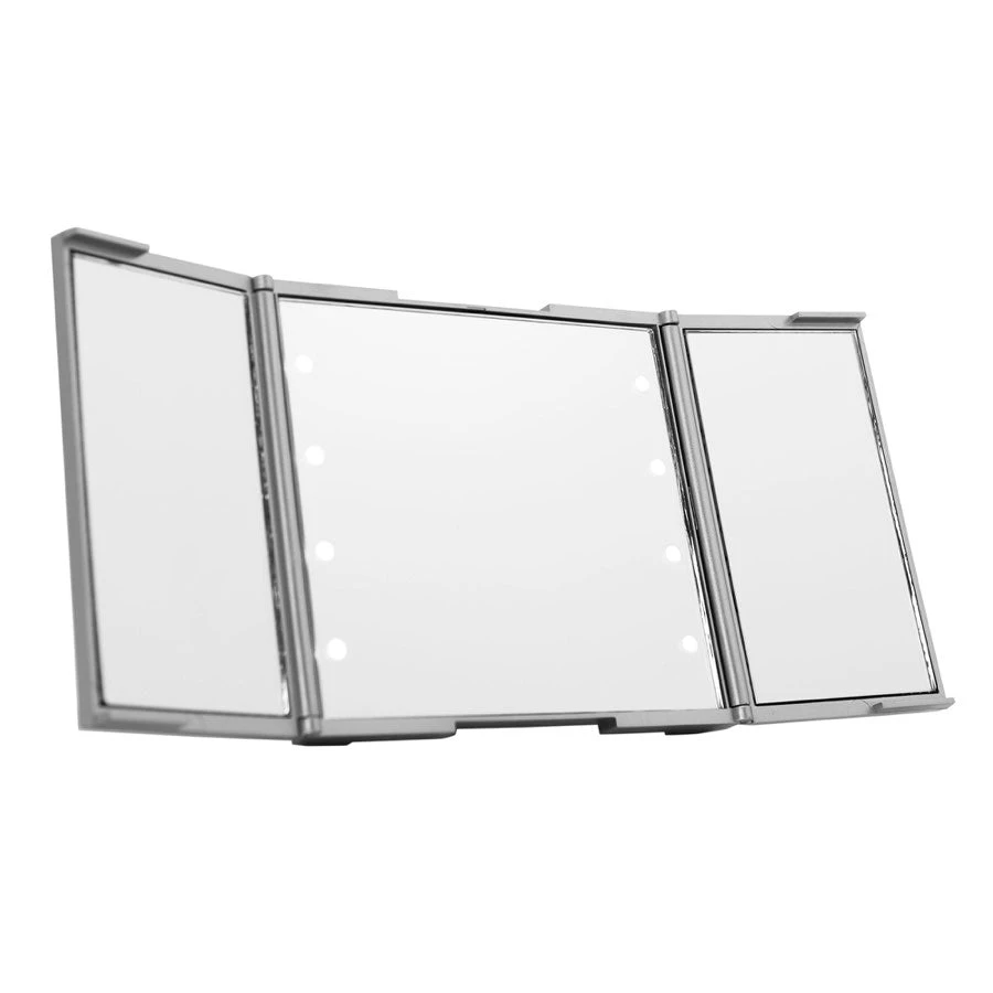 ReveaLight Trifold LED Compact Mirror With Flip Stand 19 ReveaLight Trifold LED Compact Mirror With Flip Stand - Image 17