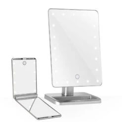 Touch: The Set - Touch XL & TouchUp Makeup Mirror Bundle -Impressionsvanity impressions vanity the set touch xl touchup makeup mirror bundle silver