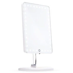 Touch Pro LED Makeup Mirror With Bluetooth Audio+Speakerphone & USB Charger