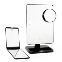 Touch: The Set - Touch XL & TouchUp Makeup Mirror Bundle -Impressionsvanity impressions vanity touch the set makeup mirror bundle black