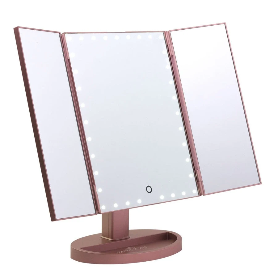 Touch Trifold XL Dimmable LED Makeup Mirror 9 Touch Trifold XL Dimmable LED Makeup Mirror - Image 7