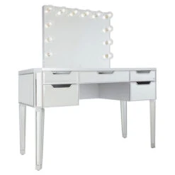 SlayStation® Aria Premium Mirrored Vanity Table -Impressionsvanity impressions0118190660