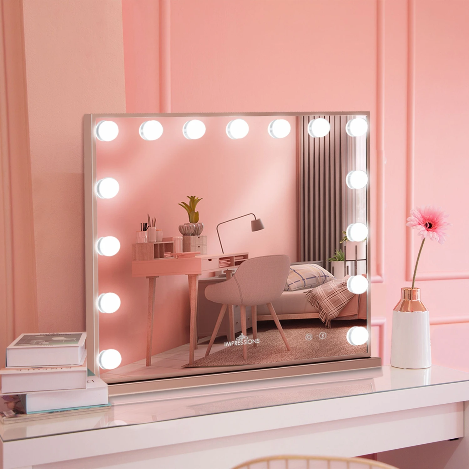 Hollywood Aurora Makeup Mirror 3 Hollywood Aurora Makeup Mirror