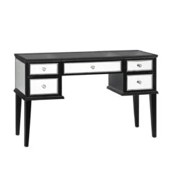 SlayStation® Kimberly Mirrored Vanity Table 10 SlayStation® Kimberly Mirrored Vanity Table -Impressionsvanity kimberly table blk 01