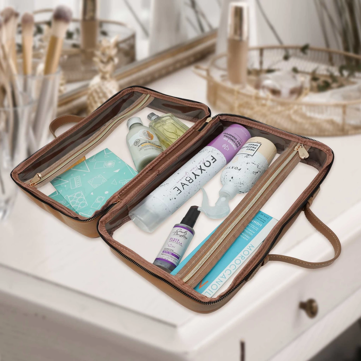 Malta Clear Toiletry Case - Large 5 Malta Clear Toiletry Case - Large - Image 3