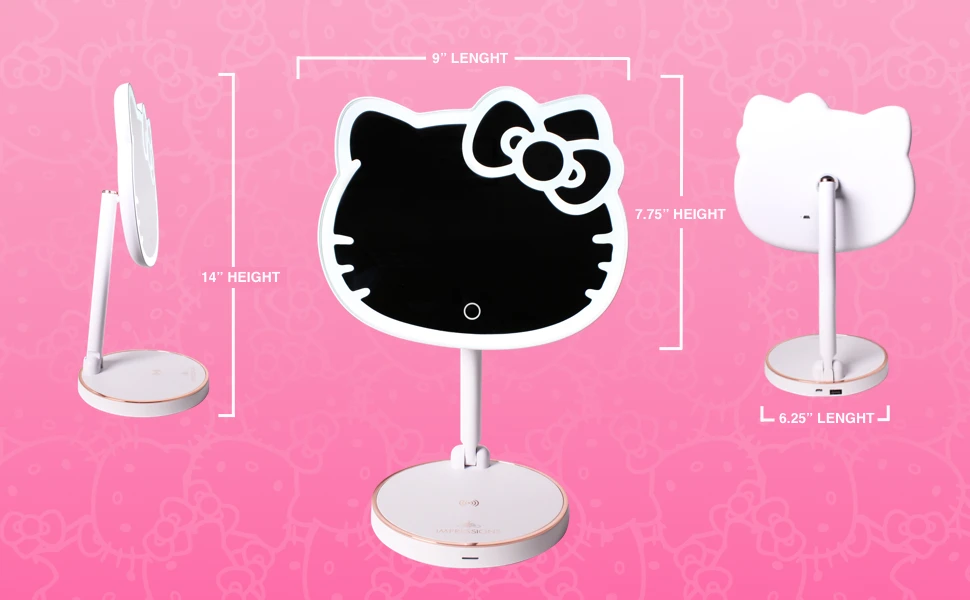 Hello Kitty LED Rechargeable Makeup Mirror 11 Hello Kitty LED Rechargeable Makeup Mirror - Image 9