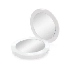 ChargeUp LED Compact Mirror & USB Power Bank -Impressionsvanity powerbank compactwhite1 website