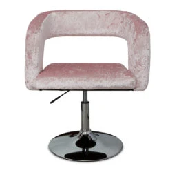 Ronni Modern Vanity Chair -Impressionsvanity ronnie crushedvelvetpink Website