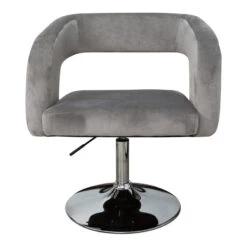 Ronni Modern Vanity Chair -Impressionsvanity ronnie velvetgrey Website