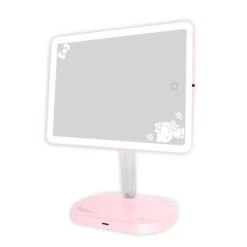 Hello Kitty® Touch Pro 2.0 LED Makeup Mirror With Qi Charging Base 13 Hello Kitty® Touch Pro 2.0 LED Makeup Mirror With Qi Charging Base -Impressionsvanity side horizontal bright white